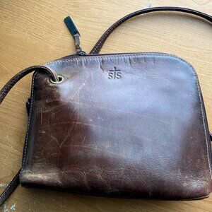 STS Ranchwear Baroness Brown Genuine Leather Conceal & Carry Crossbody Purse